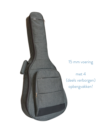 CLX gig-bag 15 mm grijs